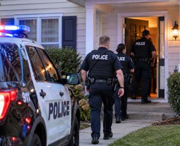 Police Response at Suburban Home